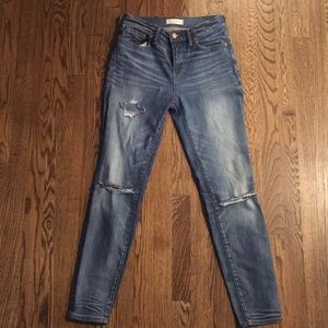 Madewell high riser skinny jeans size 28!